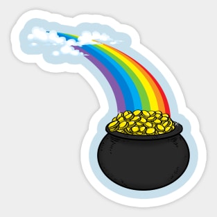 Pot o' Lucky Sticker